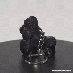 Gorilla Keychain 🦍 Gorilla Keychain 🦍 - 3D model önizlemesi