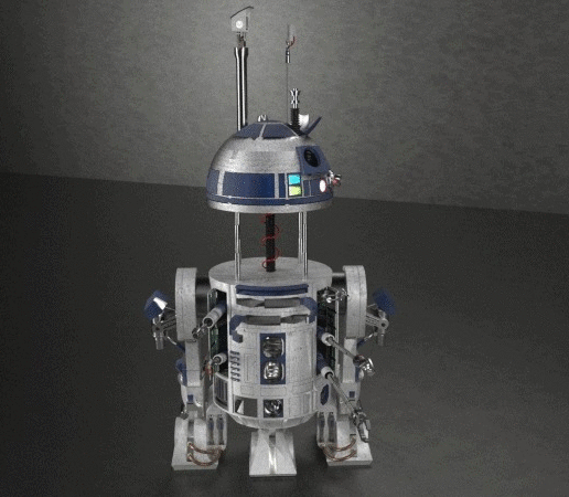 🤖 R2D2 - with configurator!!・Free 3D File for ・Cults