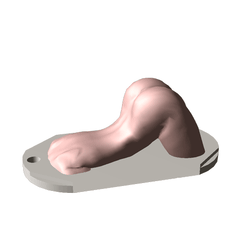 ass2.gif Archivo STL gratis Llavero pícaro・Diseño de impresión 3D para descargar