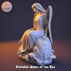 ga.gif 3D file Guardian Angel of the Sea・Design to download and 3D print