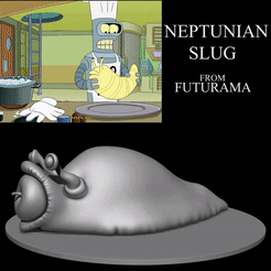 NEPTUNIAN-SLUG-GIF_02.gif Archivo STL BABOSA NEPTUNIANA DE FUTURAMA・Objeto para impresora 3D para descargar, Ratboy3D