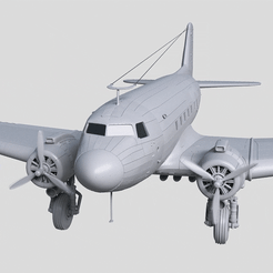 PreGif.gif STL file C-47・3D printable design to download