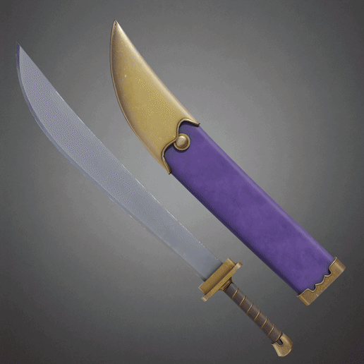 Re Zero Aldebaran Sword and Sheath for Cosplay