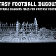 8.gif 3D FANTASY FOOTBALL DUGOUTS VOL 1 Kickstarter "Poop Bowl" Sample