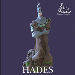 Ikaro-Ghandiny-HADES-disney.gif OBJ file Hades・3D printable model to download