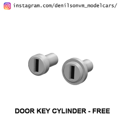 0-ezgif.com-gif-maker.gif Free STL file DOOR KEY CYLINDER - FREE・Template to download and 3D print