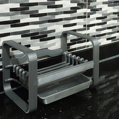 85455.gif STL file Multipurpose holder for kitchen, bathroom・3D printing template to download