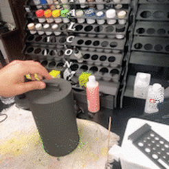 Gif-S.gif STL-Datei Pinselhalter・Design für den 3D-Druck zum Herunterladen
