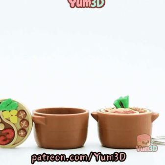 Yum3D-Cozy Hotpot Fidget Clicker Keychain_11.gif Yum3D Cozy Hotpot Fidget Clicker Keychain - Cute Backpack Keychain