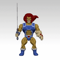 liono5.gif 3D file THUNDERCATS - LION-O・3D print design to download