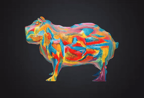 GMA Capybara Animal STL for 3D Printer 3D model