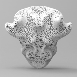 untitled.180.gif Archivo STL MASCARA MASK VORONOI COSPLAY HALLOWEEN・Diseño para descargar y imprimir en 3D
