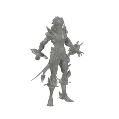 Prince-of-the-abyss.gif STL file Mobile Legends - Dyrroth / Prince of the abyss・3D printer model to download