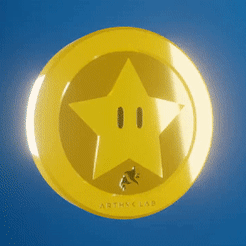 Arthyk_Lab__httpstcoSOD59Q5s31_cropped.gif Free STL file MARIO BROS CURRENCY・3D printing idea to download, ArthykLab