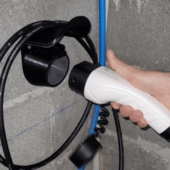 EV Charger Type 2 Cable Plug Holder