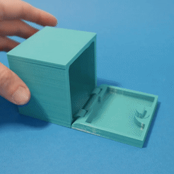 pip600.gif Download free STL file Print in Place Locking box - No Assembly! • 3D printer object, SunShine