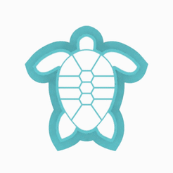 turtle____.gif Файл 3D резак для полимерной глины в 3 измерениях в форме черепахи・Дизайн 3D принтера для загрузки