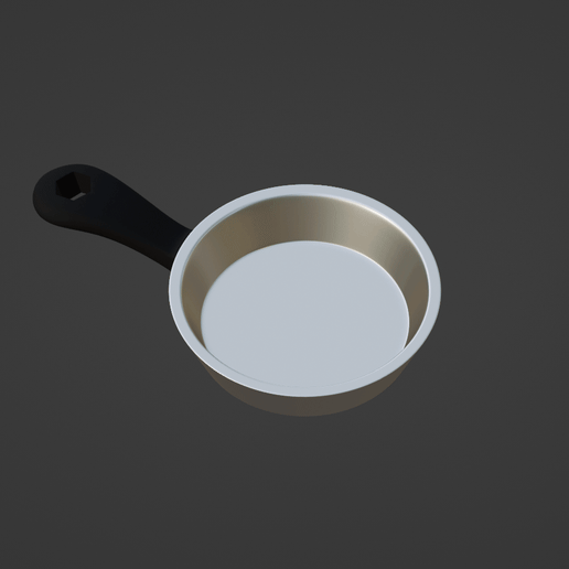 🗝️ KeyChain Frying Pan | Frigideira・Free STL File for ・Cults