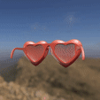 ScreenRecorderProject5_1.gif EXCLUSIVE FUN 3D heart glasses