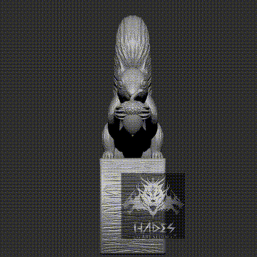 Squirrel Napkin rings 3D model