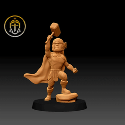 Thor-gif.gif Descargar archivo STL gratis THOR BH FIG • Modelo imprimible en 3D, KnightSoul_Studio