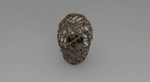 Organic Woven Vas 3D model