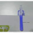 Jeringa.gif Archivo STL Marcador de libros Enfermería Medicina Jeringa・Objeto de impresión 3D para descargar