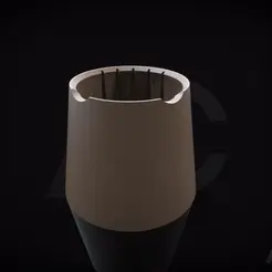 Vaso-(1).gif Бесплатный STL файл Brush cleaning cup・Дизайн для загрузки и 3D-печати