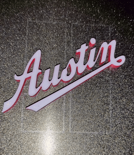 🚗 AUSTIN CAR LOGO 1959 - 1952・ STL File for 3D printing・Cults