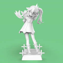 giffff.gif STL file GENSHIN IMPACT - NAHIDA (FOURTH ATTACK POSE)・Model to download and 3D print