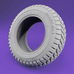 ezgif-1-686fddaa25.gif STL file Car Tire - 1/24 - Scale Model Accessories・3D printable design to download