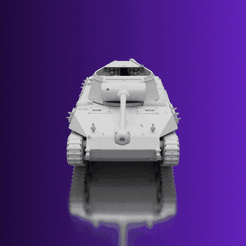 animation_2.gif STL file M18 HELLCAT TANK - STL 15 PIECES・3D print design to download