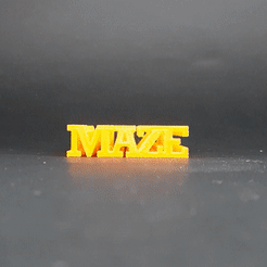 ezgif.com-add-text.gif Free STL file Text Flip, Maze・Design to download and 3D print