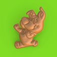 scrappy-doo-fighting-2.gif Scrappy-Doo in Fight Mode - Wall STL file