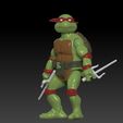 rafael1.gif 3D file Raphael TMNT 6" ACTION FIGURE FOR 3D PRINTING.・3D print object to download