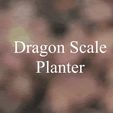 scale-gif.gif Dragon Scale Pot - Bonsai planter (3D printable)