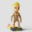 I-Am-Groot.gif STL file I Am Groot Junior- Fanart-Guardians of the Galaxy - Standing Pose・3D printable model to download