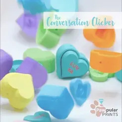 The-Conversation-Clicker-PU.gif Conversation Clickers, Heart Clicker Fidget Keychain [PRIVATE USE ONLY]