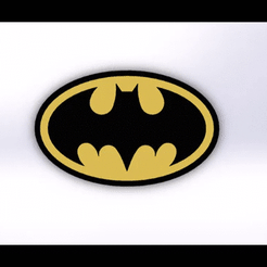 Batman - Logo(Gif).gif Download STL file Batman - logo • 3D printer design, CU4TRO
