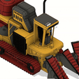 74b8fc7c-d042-4f7f-a7cc-7e7725f4d94b.gif Yellow Sugarcane Harvester With Movements