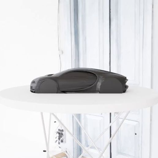 Bugatti_Chiron_360.mp4 Stylized Decorative Model of the Bugatti Chiron