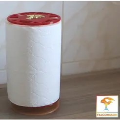 1.gif Falconsson - Print in place Rotating paper towel holder