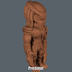 Predator.gif Archivo STL Predator (Easy print no support)・Plan de impresión en 3D para descargar, Alsamen