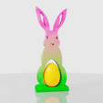 hare360.gif Easter Hare Egg Holder Decoration Object