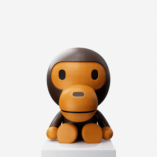 👶 BAPE BABY MILO SEATED AND SLEEPING・ STL File for 3D printing