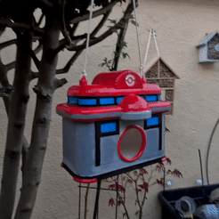 3.gif STL file Birdhouse Pokémon center - Birdhouse Pokémon center・3D printing idea to download