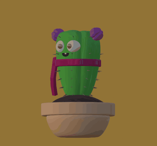 Tender cactus 3D model