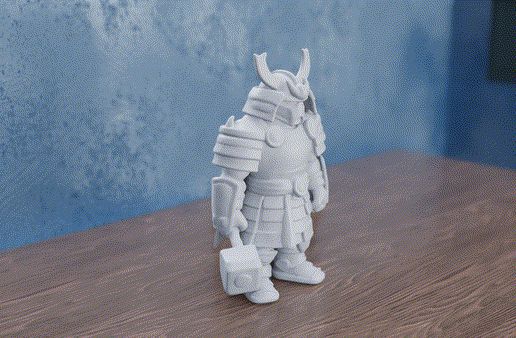 samrai-thor.stl.gif Samurai Thor