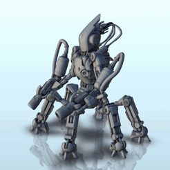 GIF-V29.gif Файл STL Боевой робот Ylos (29) - BattleTech MechWarrior Warhammer Scifi Научная фантастика SF 40k Warhordes Grimdark Противостояние・Модель 3D-принтера для скачивания, Hartolia-Miniatures