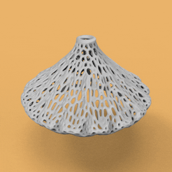 untitled.1240.gif STL file voronoi lamp generic parametric lamp・3D printer design to download, nikosanchez8898